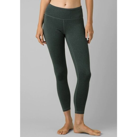 PrAna Pillar 7/8 Leggings in Jadeite Heather Size Large - Picture 1 of 8
